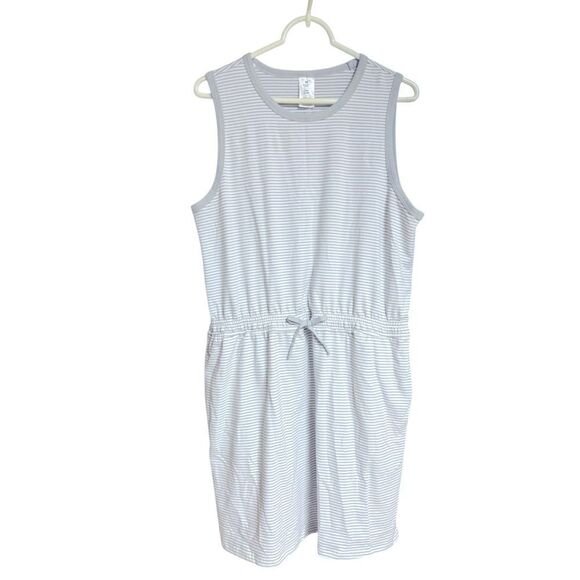 Member’s Mark Gray Striped Tank Dress Size Large NWOT 7 0476 - Picture 7 of 11